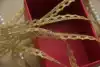 D3D23 Japanese version gold thread dog teeth clothing accessories Lace gold thread embroidery width 0 8cm