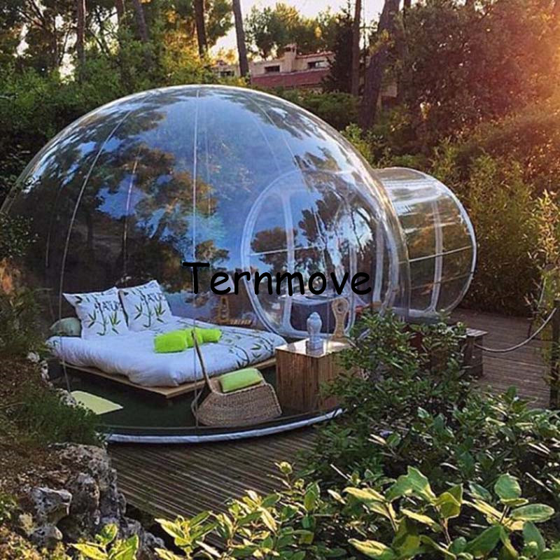 Outdoor camping bubble hotel B&B bubble tent camping inflatable transparent advertising campaign booth hot sale