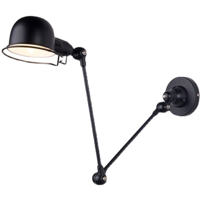 Long arm wall lamp industrial retro simple creative bedroom bedside multifunctional telescopic restaurant corridor aisle wall lamp