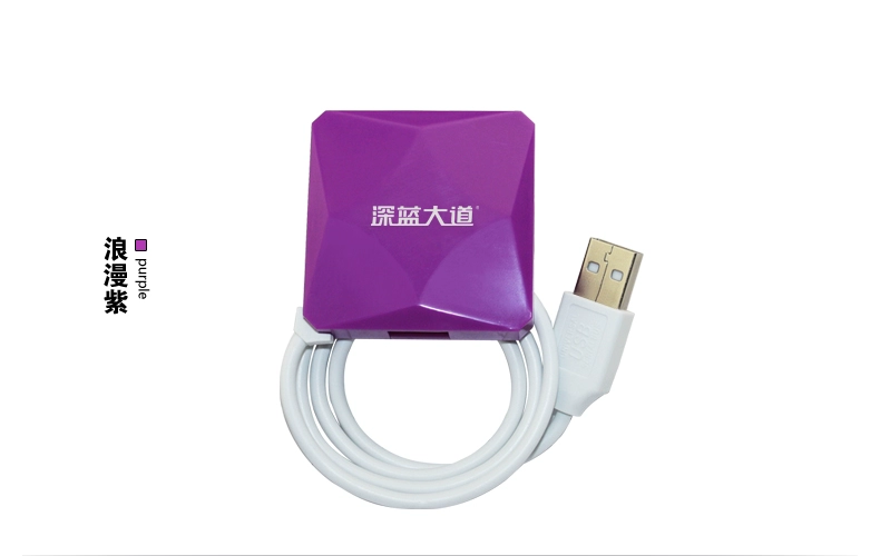 Màu xanh đậm avenue trung tâm máy tính để bàn USB máy tính để bàn cổng USB mở rộng 4 cổng chuyển đổi trung tâm phân phối USB - USB Aaccessories