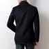 2018 áo khoác len nam mới đứng cổ áo phù hợp với Hàn Quốc đoạn ngắn hai mặt áo cashmere thanh niên mùa thu đông