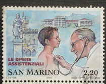 San Marino Stamps 2006 Face Value 2 20 Euros Letter Sales Stamps Condition as Pictured