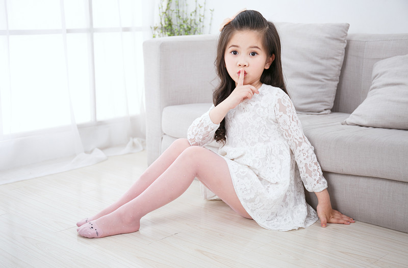 Cô gái mùa hè siêu mỏng chân dài vớ Hàn Quốc phiên bản của trẻ em dễ thương của romper socks cô gái trắng vớ khiêu vũ