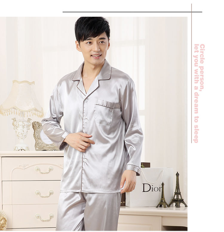 Pyjama pour homme OTHER   en Soie de glace à manches longues - Ref 3002743 Image 48