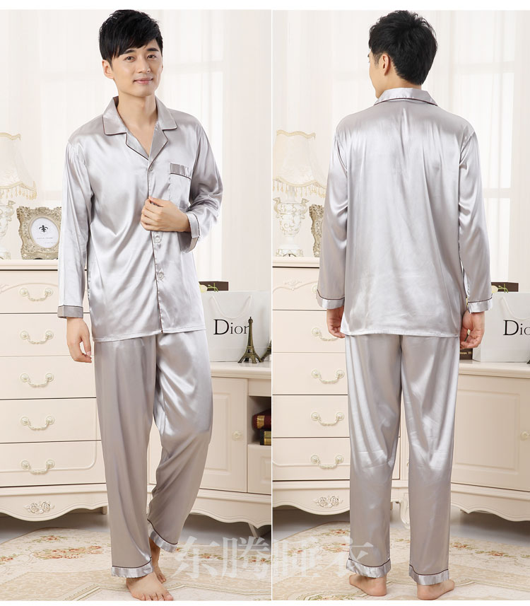 Pyjama pour homme OTHER   en Soie de glace à manches longues - Ref 3002743 Image 49