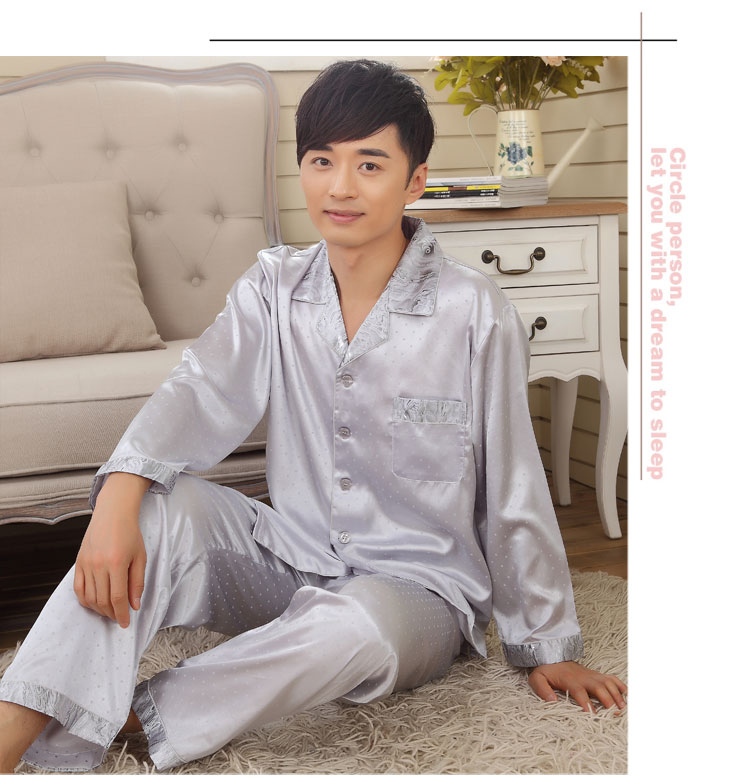 Pyjama pour homme OTHER   en Soie de glace à manches longues - Ref 3002743 Image 56