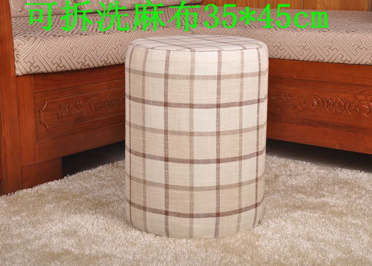 Khung gỗ rắn giày giày băng ghế cà phê phân ghế sofa vải ghế băng phân phân phân da ottoman - Kính kính phân cực