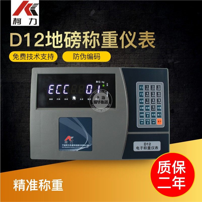 Curi Meter D12 Digital Electronic Scale Weighing Meter Electronic Pound Ground Pound Gauge Head Weighing Display 100 ton