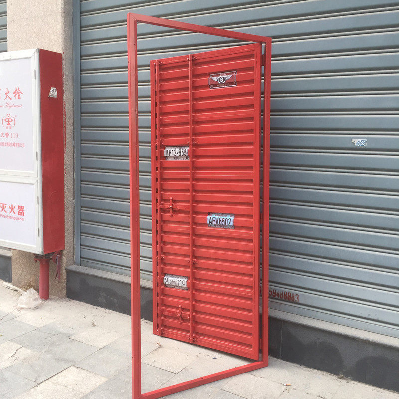 American Loft Industrial Wind Container Door Decorated Dining Room Café toilet Bar personality Customized Makeup room door