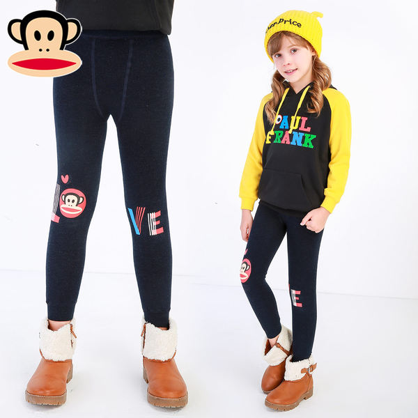 Paul Frank 大嘴猴 女童保暖打底裤 ￥29.9包邮（￥59.9-30）多款可选