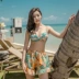 2018 Huimena áo tắm nữ xẻ cúp ngực nhỏ tập hợp thép tấm bikini bốn mảnh áo tắm hot suối hàn quốc