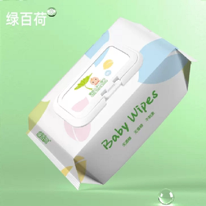 【黑盒+签到】绿百荷宝宝专用湿巾80抽