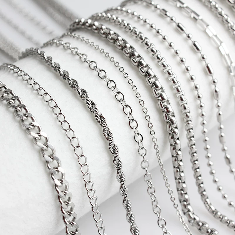 Аксессуары из нержавеющей стали, украшения, ожерелье, кулон, цепочка, DIY
