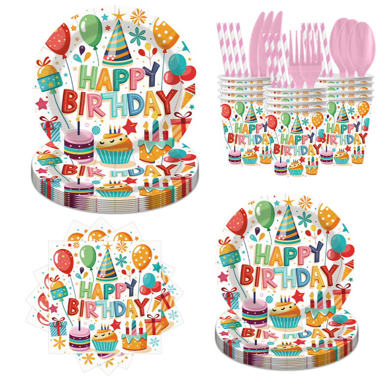 Amazon Birthday Party Themed Party Disposable Tableware Paper Plates Paper Cups Napkins Knife and Fork Set Scene Decoration Amazon Birthday Party Themed Party Disposable Tableware Paper Plates Paper Cups Napkins Knife and Fork Set Scene Decoration