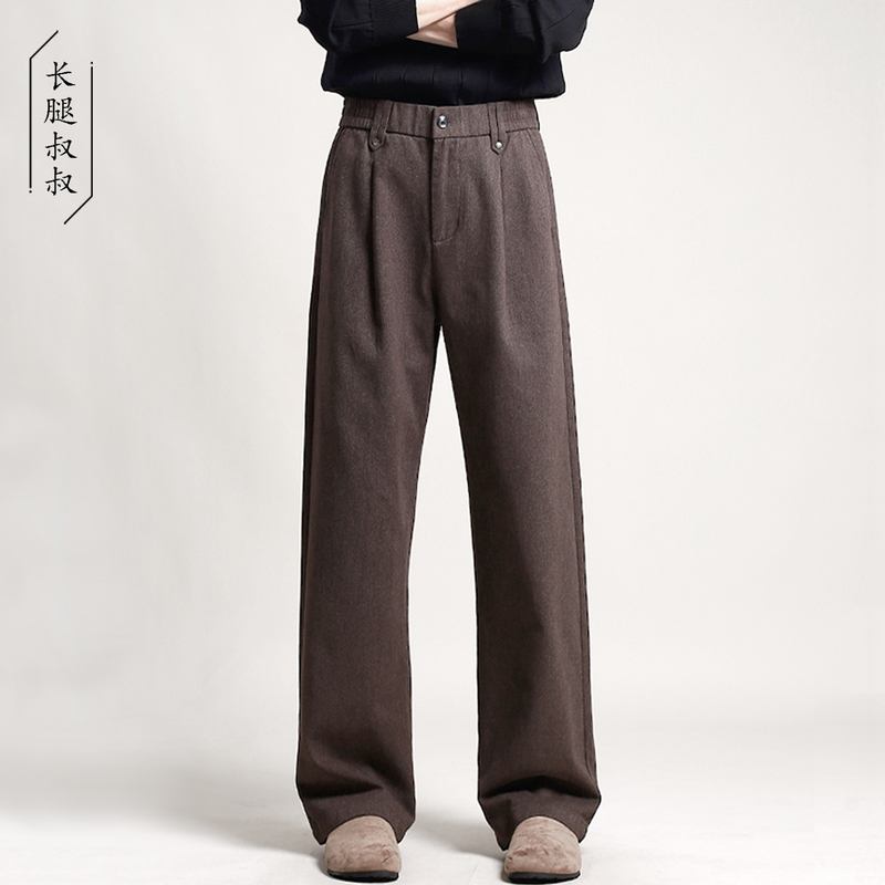 Long-Legged Uncle 190cm Tall Men's Extended Pants Autumn Old Money Style Extended Casual Pants Straight-Leg Extended Men's Pants Long-Legged Uncle 190cm Tall Men's Extended Pants Autumn Old Money Style Extended Casual Pants Straight-Leg Extended Men's Pants