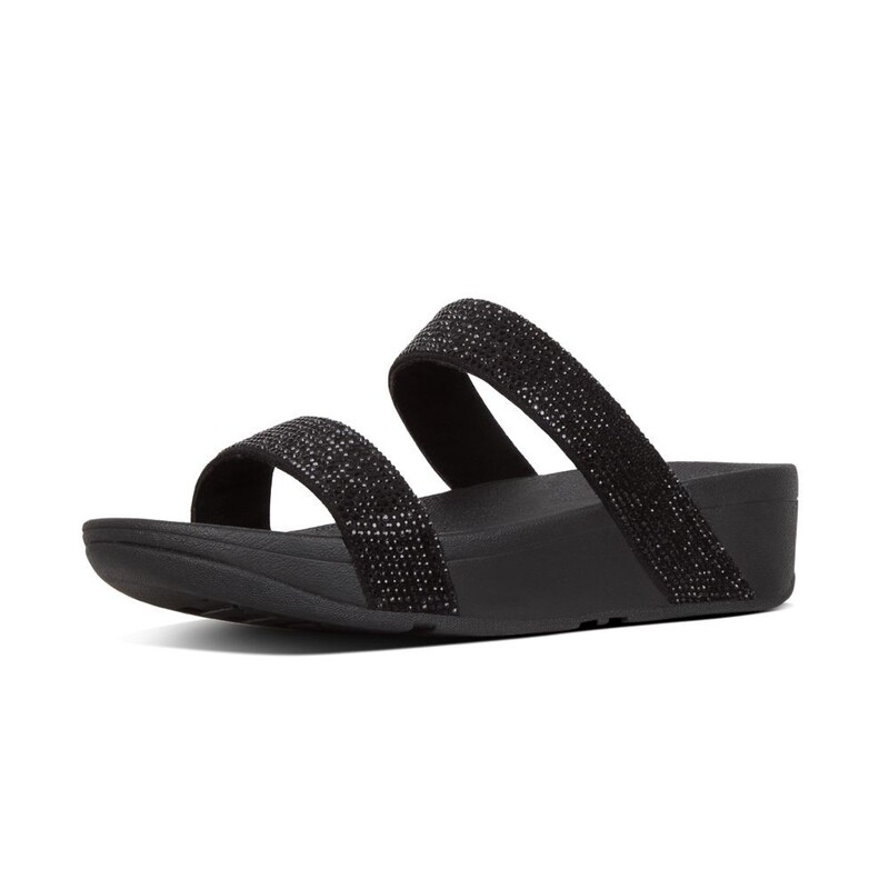 Fitflop Original Women's Slip-On Sandals with Rhinestones, Beach Casual Flip-Flops, Fashionable Summer New Style