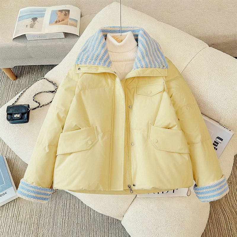 Lightweight down Jacket for Women, Winter Short Coat for Petite Figures, 2026 New Style, Sweet and Stylish Cotton-Padded Jacket, Short Style, College Style, Korean Style