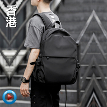 Hong Kong 2022 new fashion brand backpack men's computer backpack large capacity multi-function travel bag bag