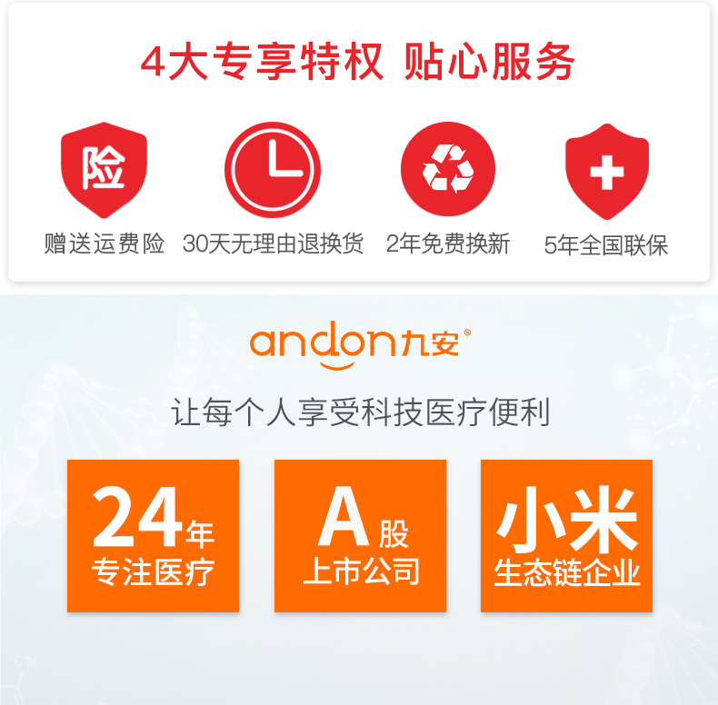 小米生态链 九安 高精准智能电子血压计 可在线问诊 图2