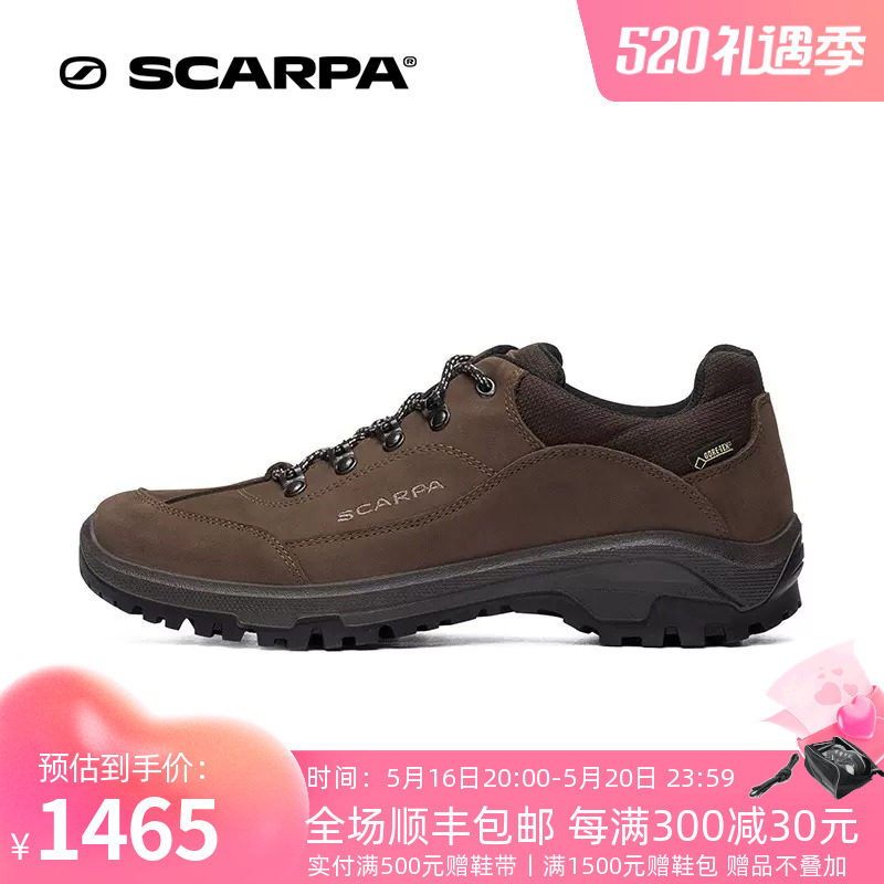 SCARPA Cyrus Snappers Men Waterproof Low gang hiking shoes Outdoor mountaineering shoes 30013-200