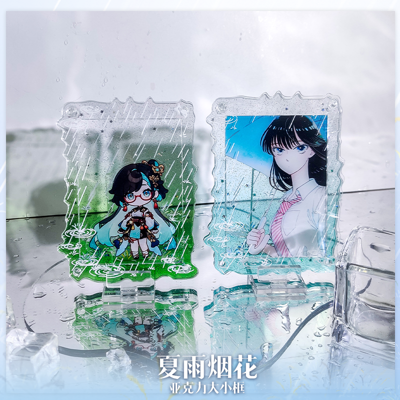 📸 明信片收纳神器，艾谷夏雨烟花亚克力收纳展示架，拍照利器！ 💡-谷