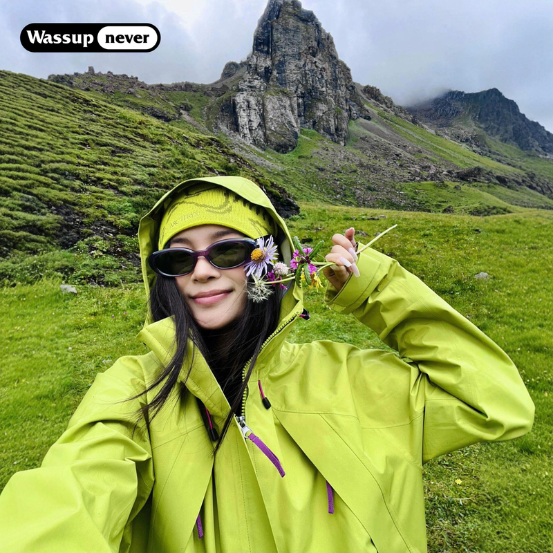 Wassup Never Women's Jacket 2026 New Outdoor Mountaineering Windproof and Waterproof Three-In-One Dopamine Jacket Wassup Never Women's Jacket 2026 New Outdoor Mountaineering Windproof and Waterproof Three-In-One Dopamine Jacket