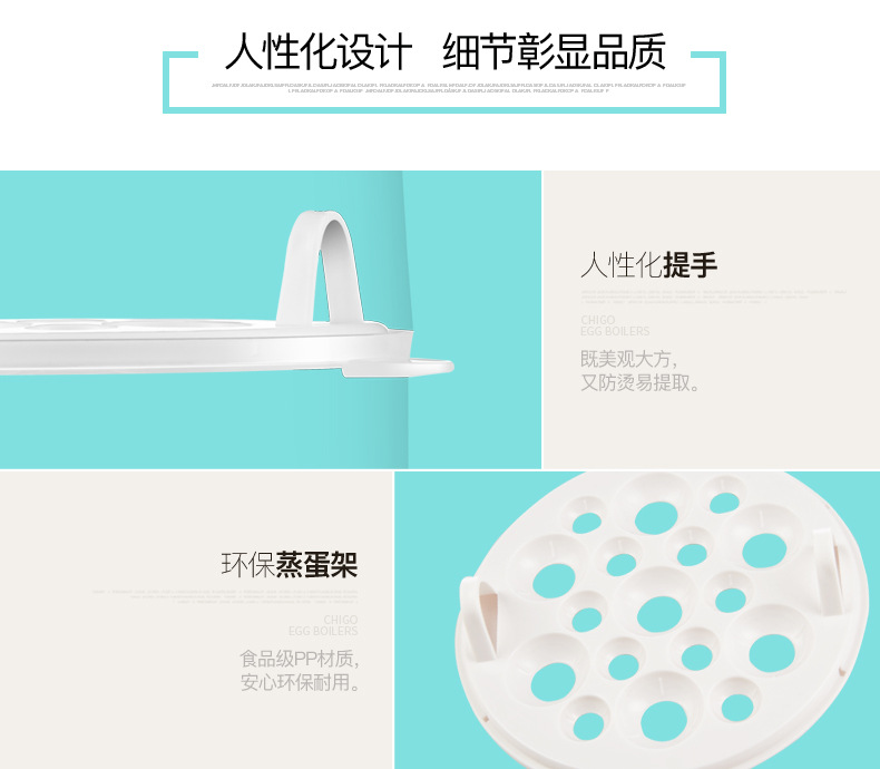 noi hap Shigao nhà hấp trứng tự động tắt nguồn 1 người ăn sáng nhỏ máy tạo trứng ký túc xá 溏 心 - Nồi trứng nồi điện nấu mì