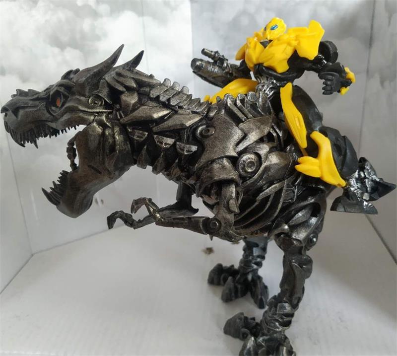 Đồ chơi biến hình King Kong Bumblebee Drift Optimus Prime Steel Steel Tyrannosaurus Rex Tượng Mô hình Khủng long - Gundam / Mech Model / Robot / Transformers mô hình robot anime