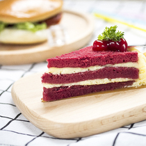 Gourmet Photo Props Beech Wood Plate Day Style Cutlery Pastry Baking Sweet Solid Wood Breakfast Tray Photographic Background