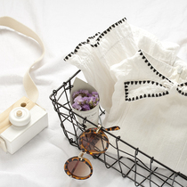 Nordic minimalist containing basket ins wind photo props Iron art basket Cosmetics Lingerie Food Shooting Background