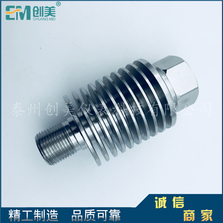 Chuangmei CM digital pressure gauge heat sink high-precision digital pressure gauge heat sink high temperature pressure gauge