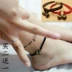 Phiên bản tiếng Nhật và Hàn Quốc của chuỗi chân nam thời trang người yêu chuông trang sức dây đỏ nữ mô hình chuông vòng chân gói quà tặng sinh viên vòng chân vòng đeo chân Vòng chân