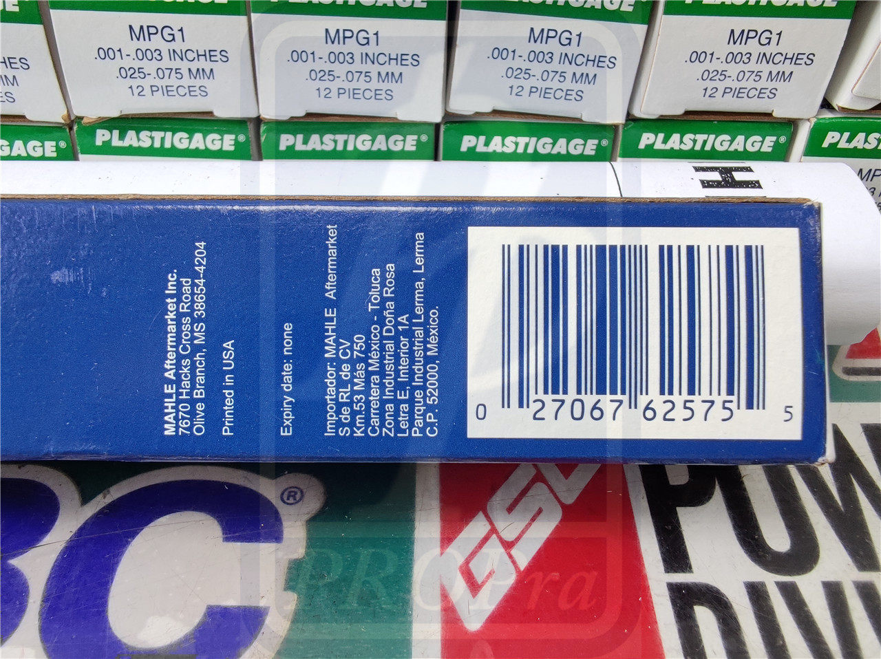 MAHLE Clevite PLASTIGAGE MPG1 tile clearance ruler Plastic clearance ...