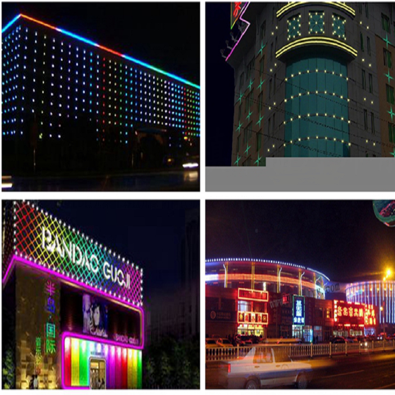 LED point light source outdoor waterproof wd-848051 lamp 5050 patch monochromatic full-point light source external wall decorative lamp