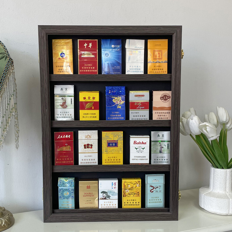Solid Wood Flip-Top Photo Frame Cigarette Case Storage Collection Display Picture Frame Decorative Cabinet Gift for Boyfriend or Father Solid Wood Flip-Top Photo Frame Cigarette Case Storage Collection Display Picture Frame Decorative Cabinet Gift for Boyfriend or Father