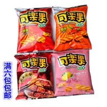 Full 6 packs of Taiwan imported Kola nut original spicy lemon salt pea crisp Amei endorsement 57g