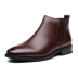 Giày nam Hung Hom chính thức Mùa thu mùa đông New England Xu hướng giày nam Giày da Chelsea Booties Men giầy âu nam Giày ống