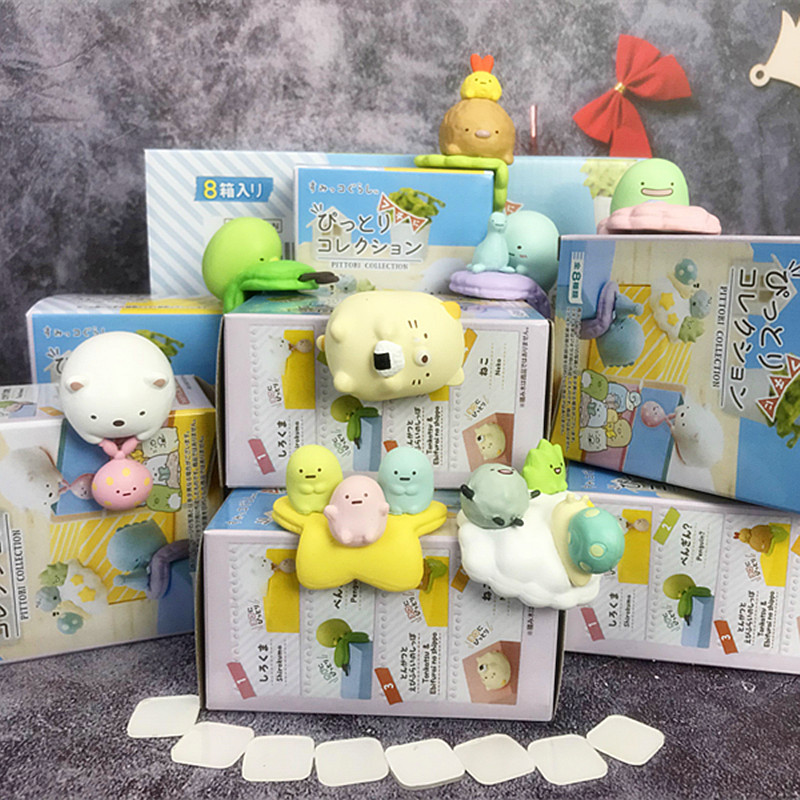 [in Stock] Japan Re-Ment Corner Bio Edge Protector Computer Decoration Figurine Blind Box