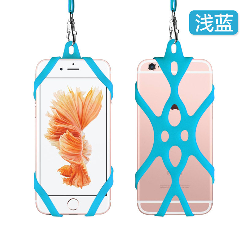Cell Phone Lanyard Lanyard Neck ID Silicone Stretch Nylon Wrist Wrist Strap Long Unisex Apple Huawei
