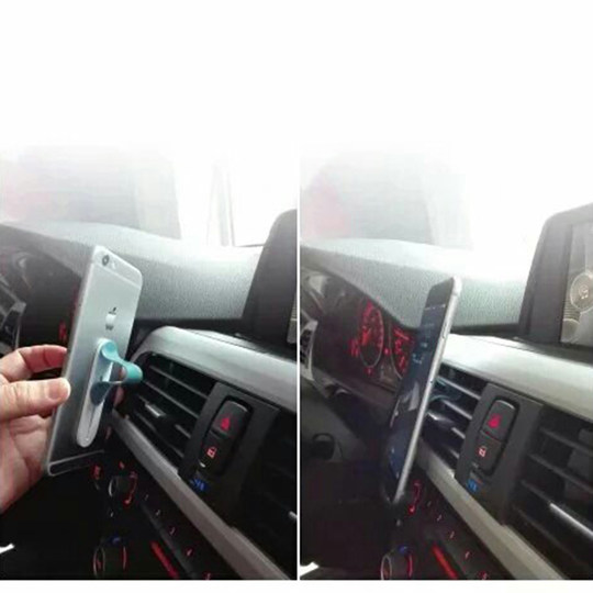 Lazy Phone Holder Clip, Lightweight Adhesive Type, Unisex, Solid Color Sliding Ring Buckle, Creative