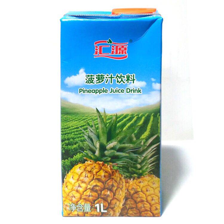 Huiyuan Juice Pineapples Pineapple Juice Huiyuan Pineapple Pulp Drink 1L* 12 Box Box Beijing-Tianjin-Hebei