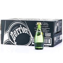France Paris water Perrier original gas-bearing natural mineral water 330ml * 24 bottles Beijing-Tianjin-Hebei