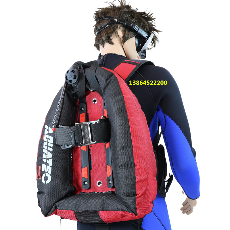 Imported diving BCD 24lb black aluminum plate 32LBS aluminum alloy back frame Buoyancy back fly diving back fly