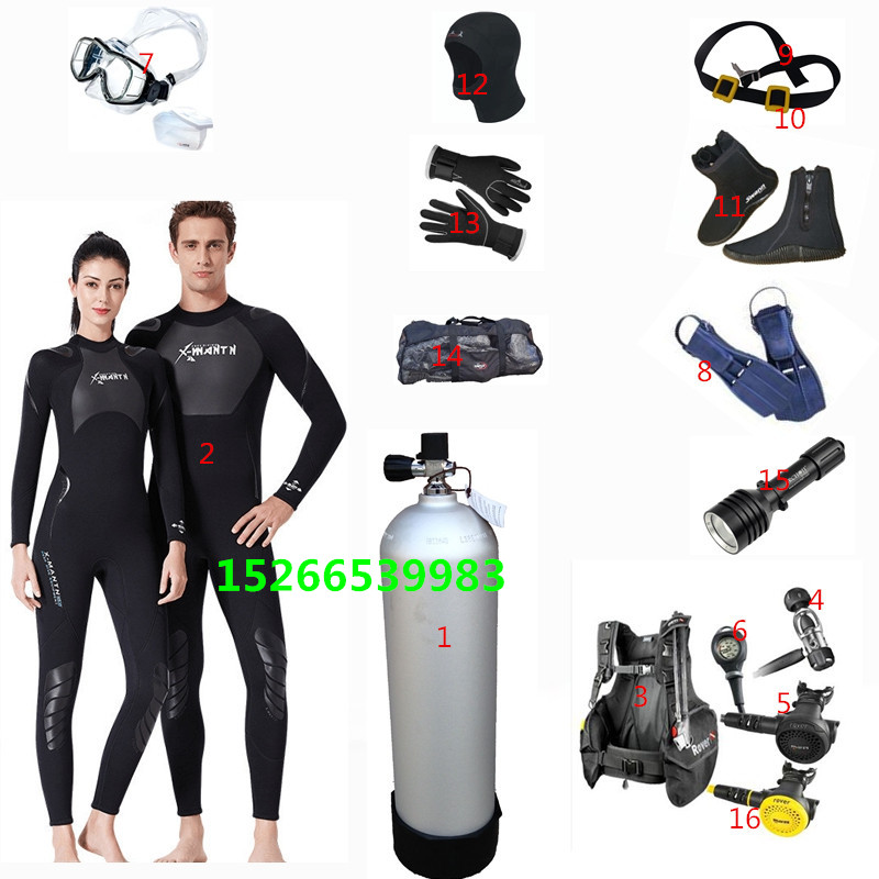 MARES Adult Professional scuba Diving Diving Equipment Set Gas Cylinder Suction device BCD Salvage Rescue Heavy dive