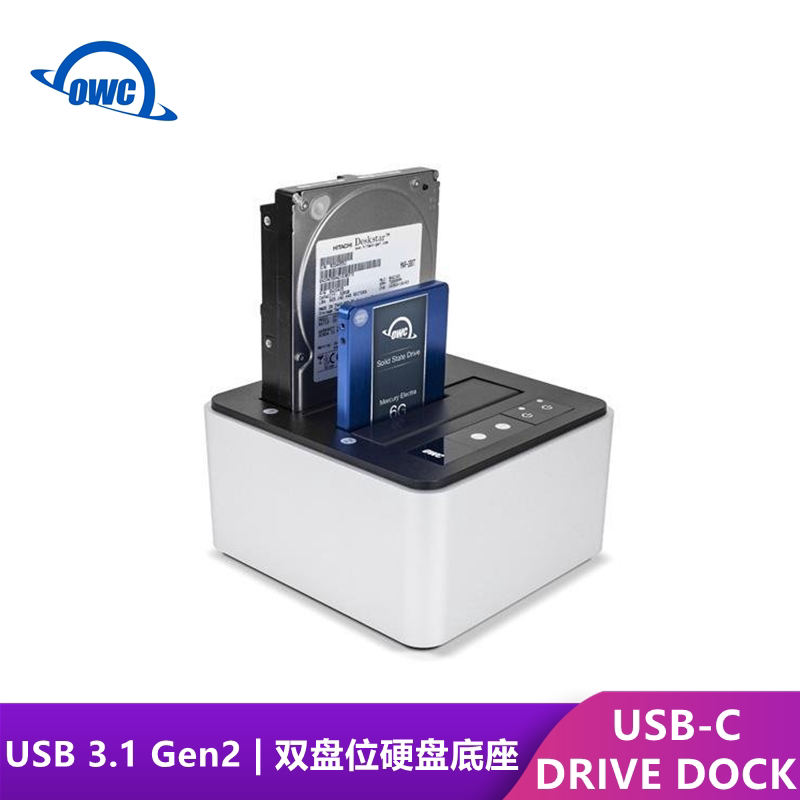 Owc Typec Interface Hard Drive Dock Usb-C 3.5/ 2.5inch Hard Drive Compatible with Hard Drive Dock Usb3.1Gen2