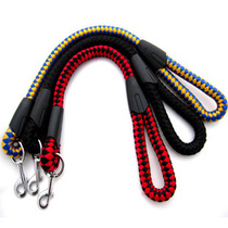 Short ROUND ROPE TRACTION WITH PET TRACTION ROPE DOG WITH DOG LEASH LARGE SLIP DOG ROPE COARSE 2 5 LONG 65cm