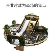 Large archaeological dinosaur Park Jurassic themed childrens park indoor naughty castle design