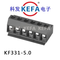 Kefa terminal block KF331 pitch 5 0MM 2P 3P fixed environmentally friendly PCB screw type 300V 10A