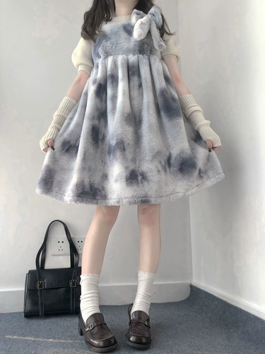 Оригинальный дизайнерский бархатный милый жилет, платье