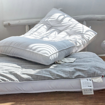 Linen Buckwheat Pillow Core Breathable Soft Comfort Pillow Pure Cotton 48 * 74cm Full Cotton Solid Single Pillow Core